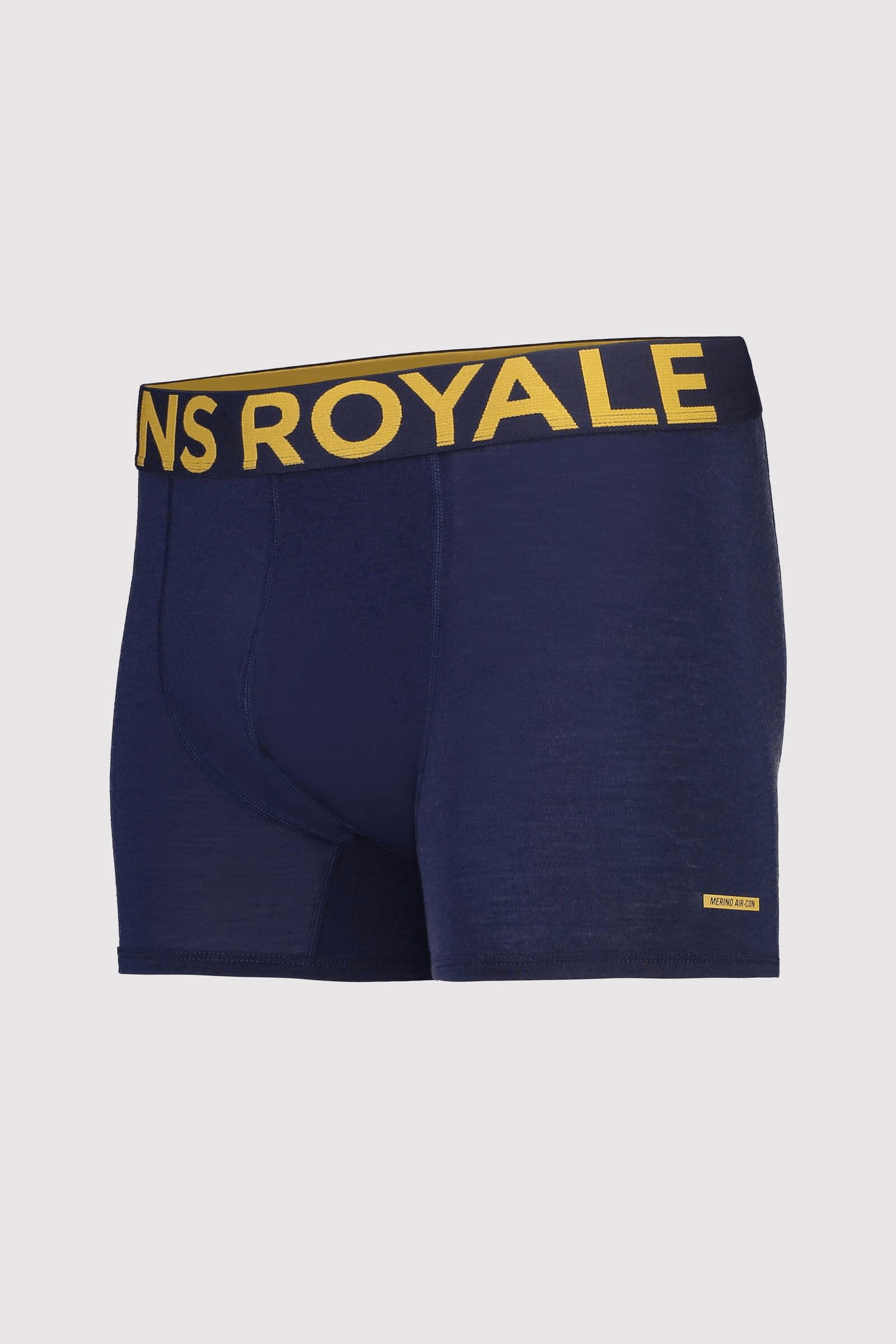 Mons Royale Men's Hold 'em Shorty Boxer - Merino wool, Navy / S