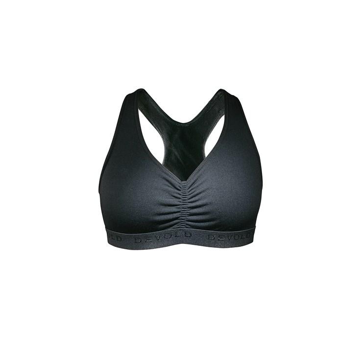 Devold Women's Wool Fleece Bra - Merino Wool, Black / M