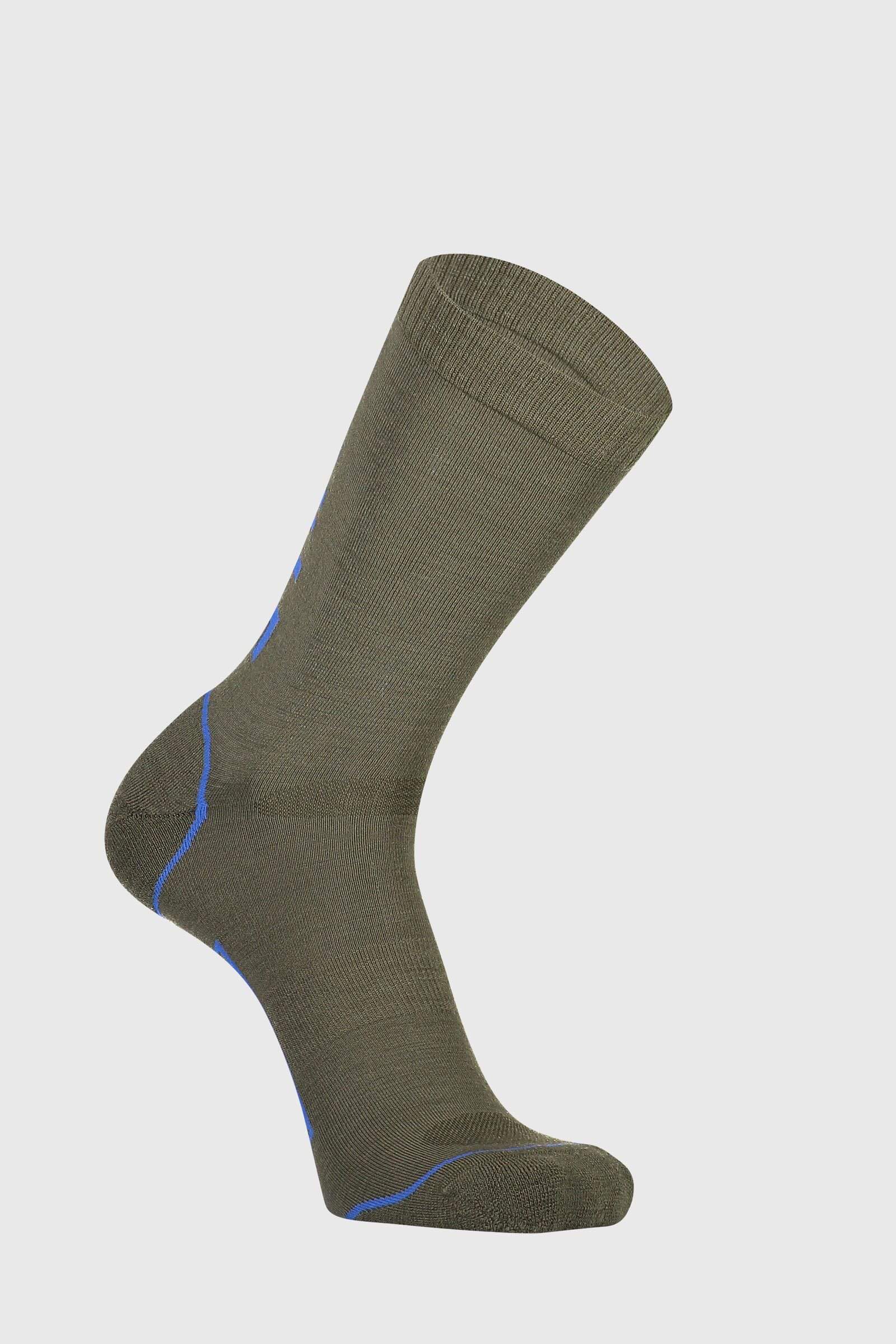 Mons Royale Unisex Tech Bike Sock 2.0 - Merino Wool, Olive / 39-41