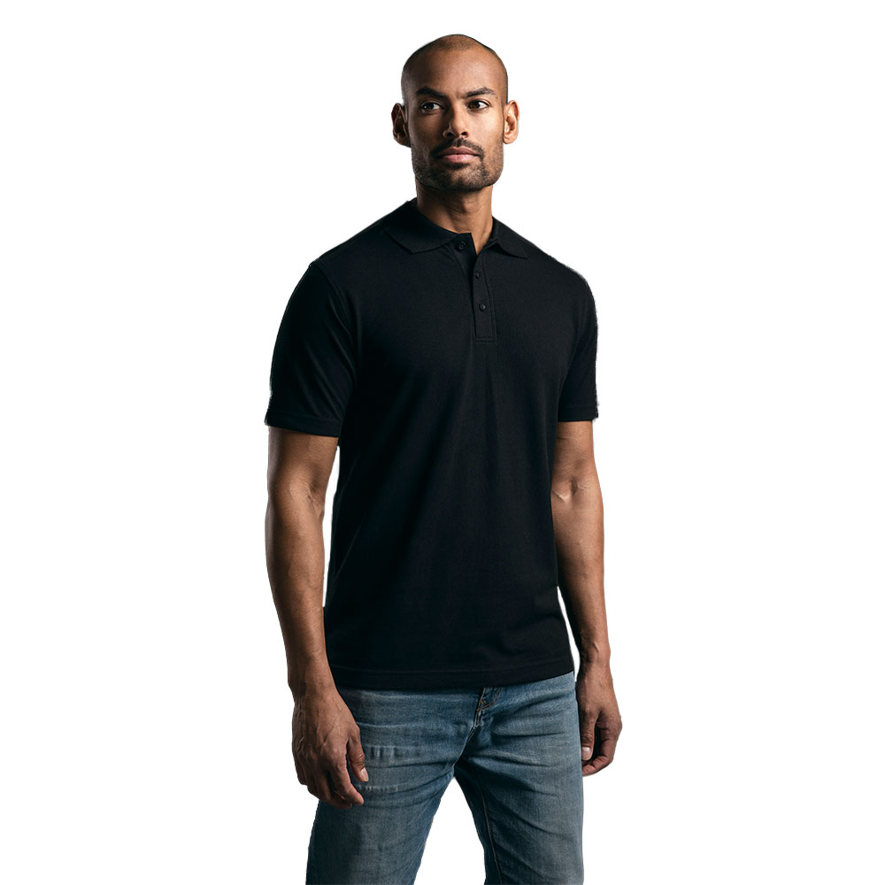 EXCD Poloshirt Herren, Schwarz, XXL