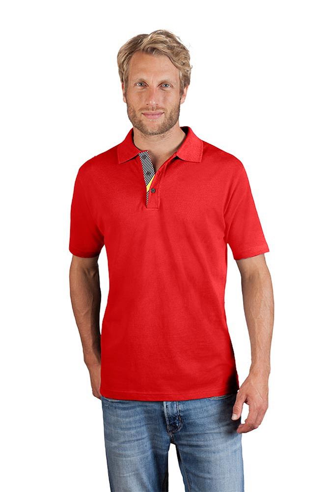 Superior Poloshirt "Graphic" 504 Herren, Rot, XXL