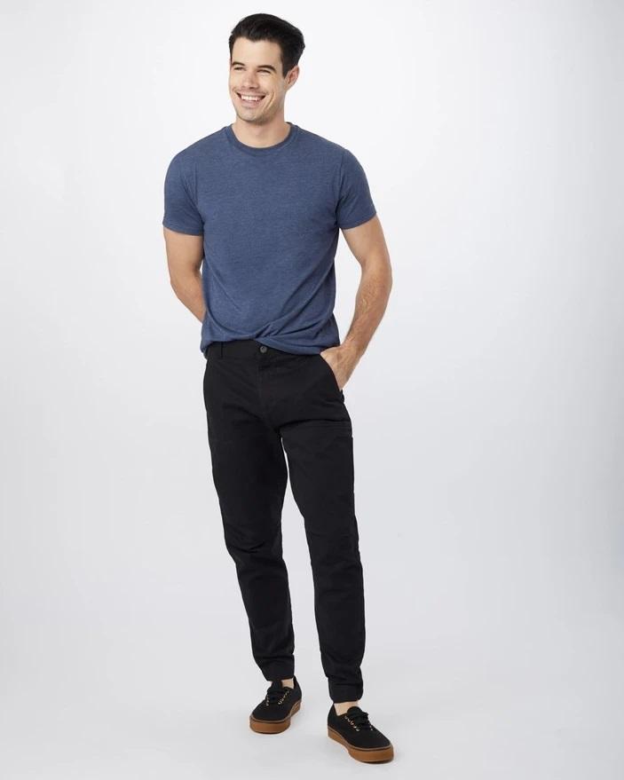 Tentree Men's Alder Jogger, Meteorite Black / 34