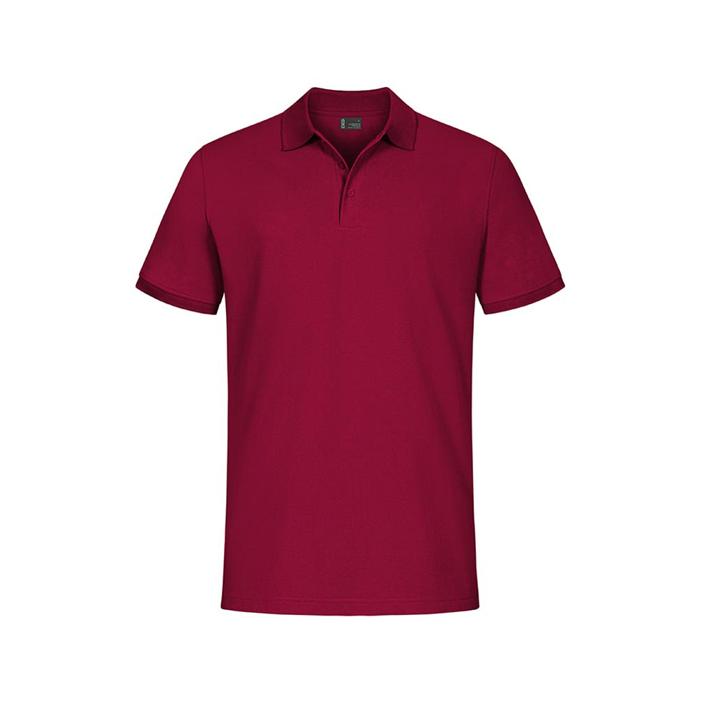 EXCD Poloshirt Plus Size Herren, Granat, XXXL