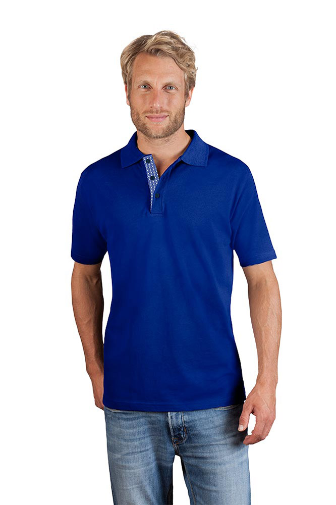 Superior Poloshirt "Graphic" 505AB Herren, Königsblau, XXL
