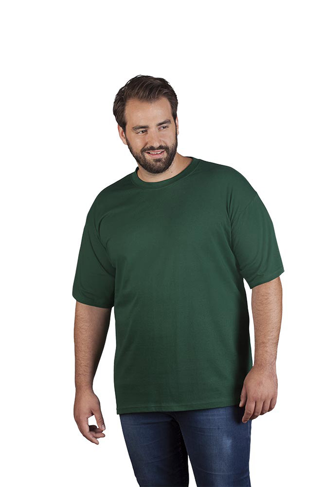 Premium T-Shirt Plus Size Herren, Waldgrün, 4XL