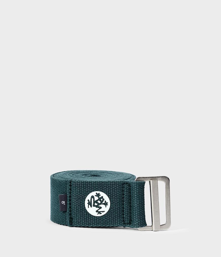 Manduka Align yoga strap, Dark Deep Sea / 8'