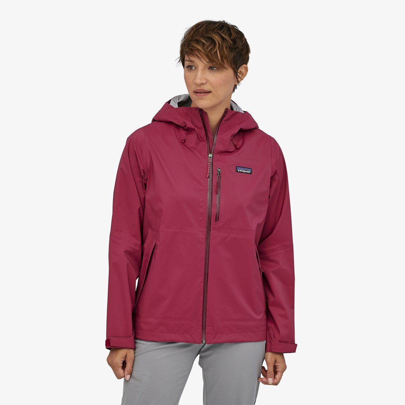 Patagonia Women's Rainshadow Jacket - 100% Recycled Nylon, Roamer Red / XS