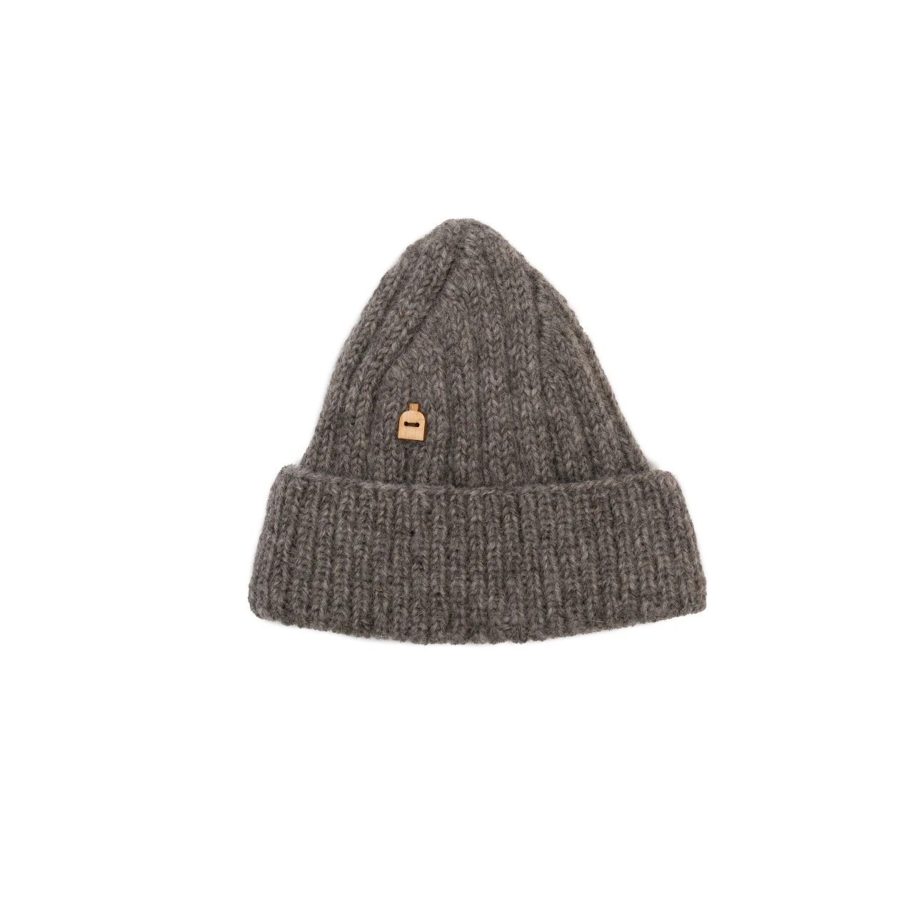 Myssyfarmi Ahti Beanie - Organic Wool, Natural Grey / One Size