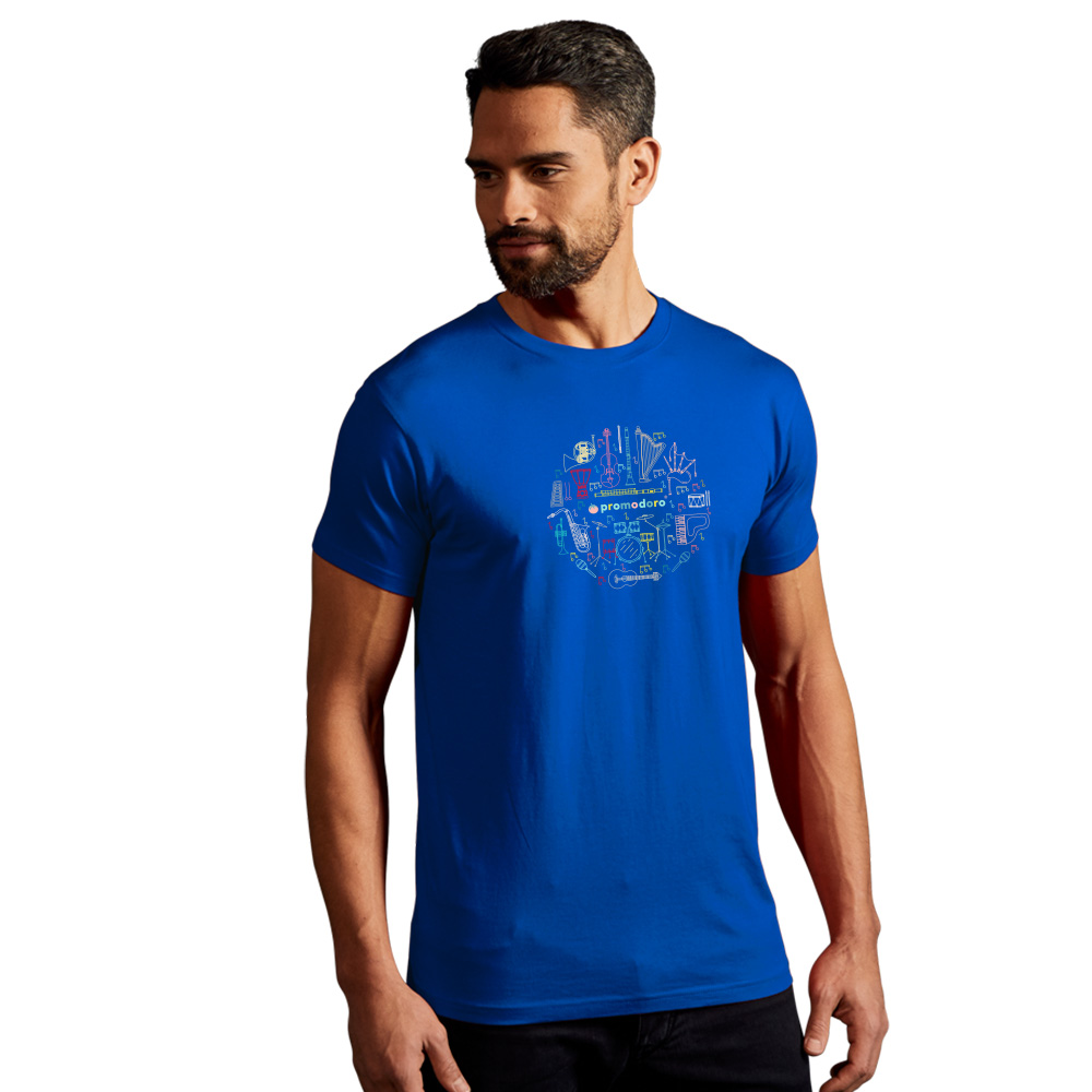Print "promodoro orchestra" Premium T-Shirt Herren, Königsblau, L