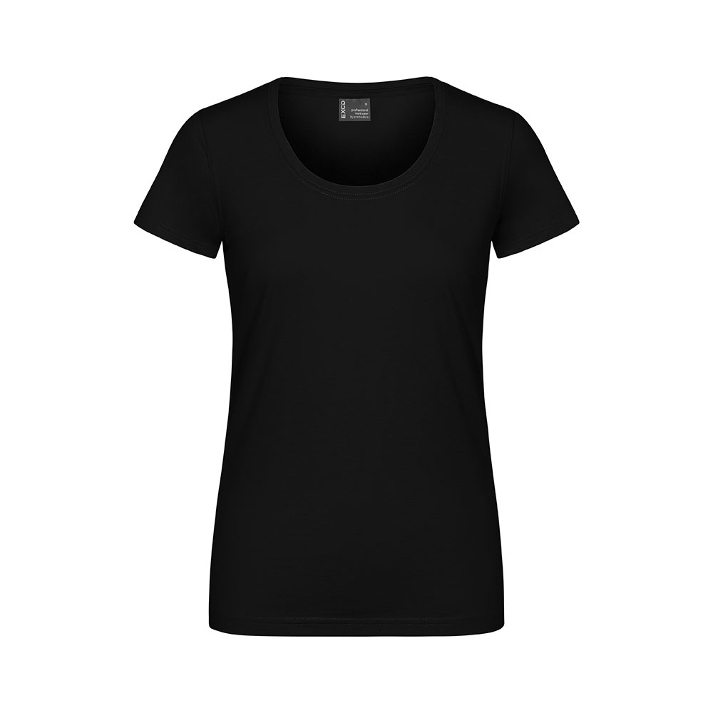 EXCD T-Shirt Plus Size Damen, Schwarz, XXL
