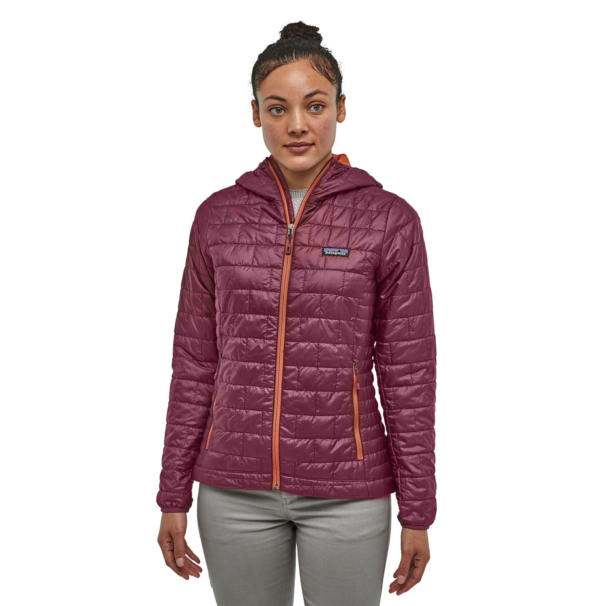 Patagonia Women's Nano Puff® Hoody - Recycled Polyester, Light Balsamic / XS