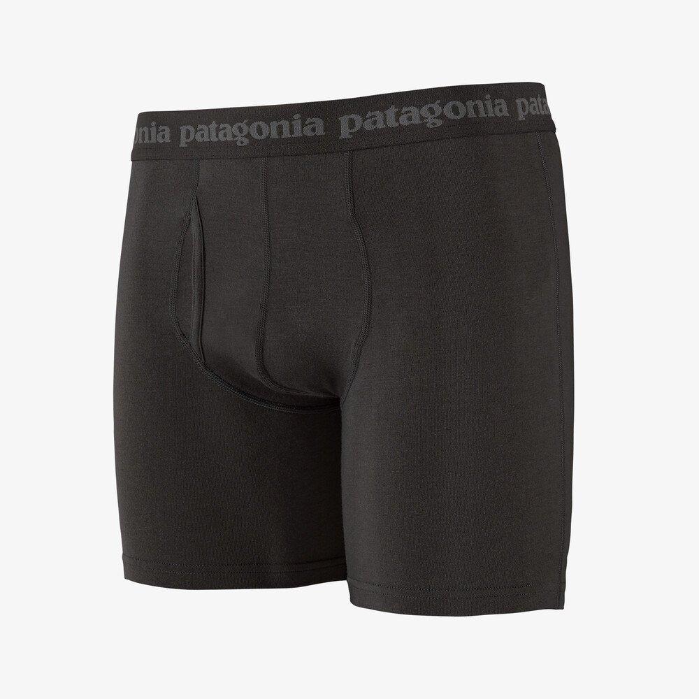 Patagonia Essential Boxer Briefs - From Wood-based TENCEL, Black / S / 6"