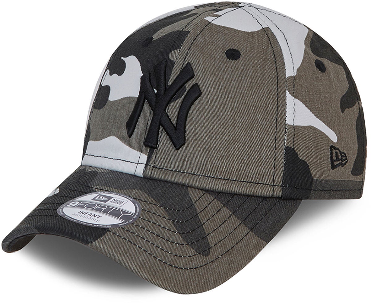 New Era NYY Camo Pack 9Forty Kappe, Uppright Yellow, 0-2 Jahre