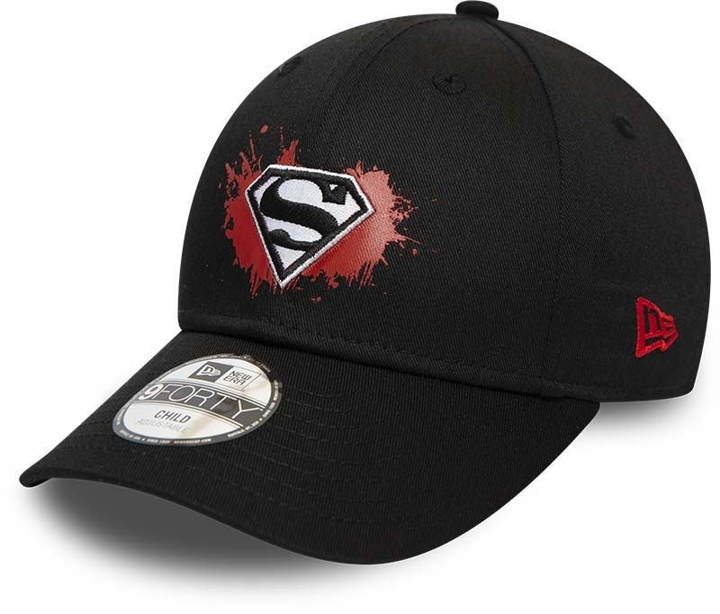 New Era Chyt Paint Base 9Forty Supman, Black, Child