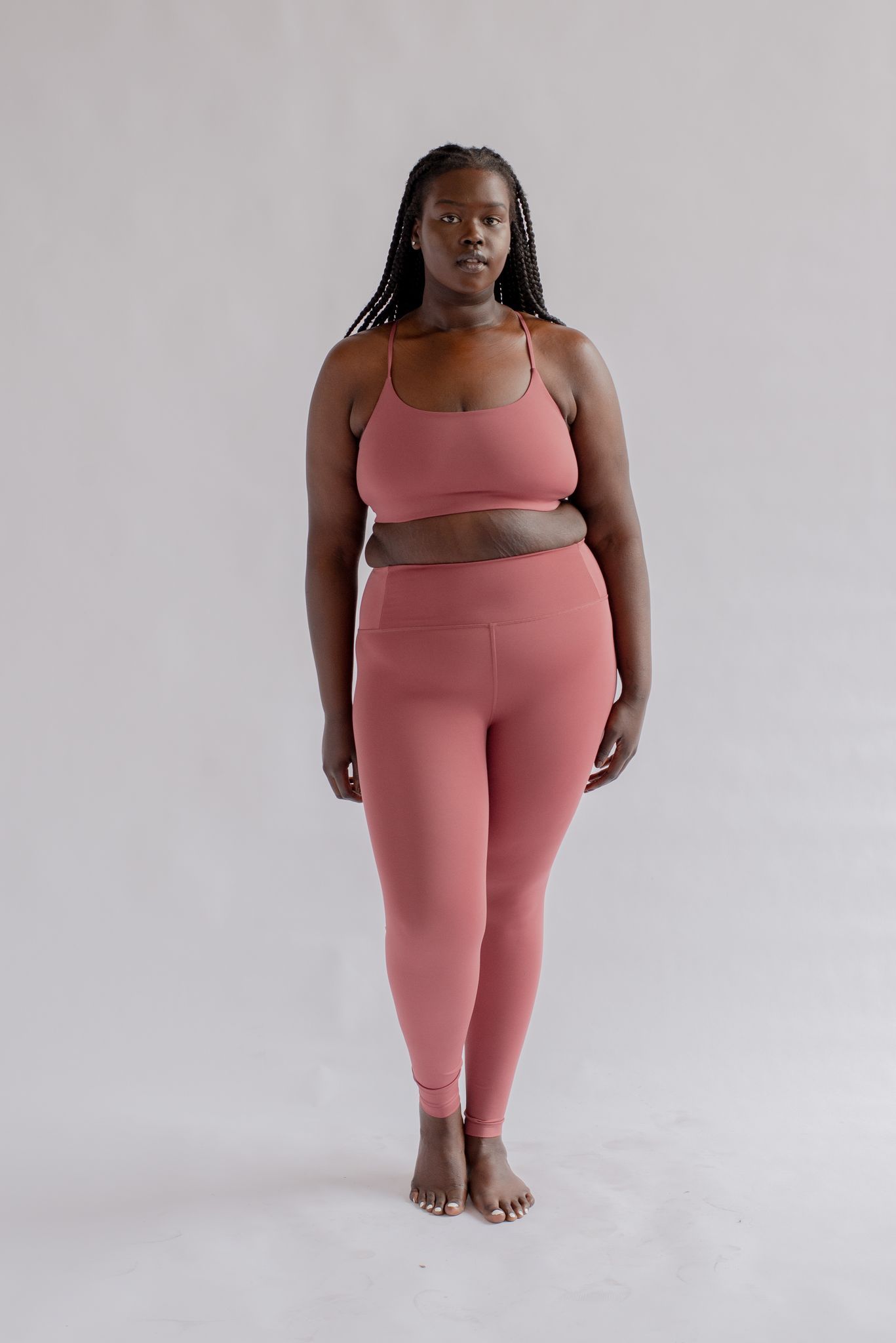 Girlfriend Collective Women's Float High-Rise Legging, Fig / XS / 7/8