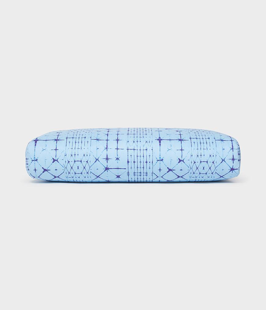Manduka Enlight Rectangular Bolster, Star Dye Clear Blue / One Size