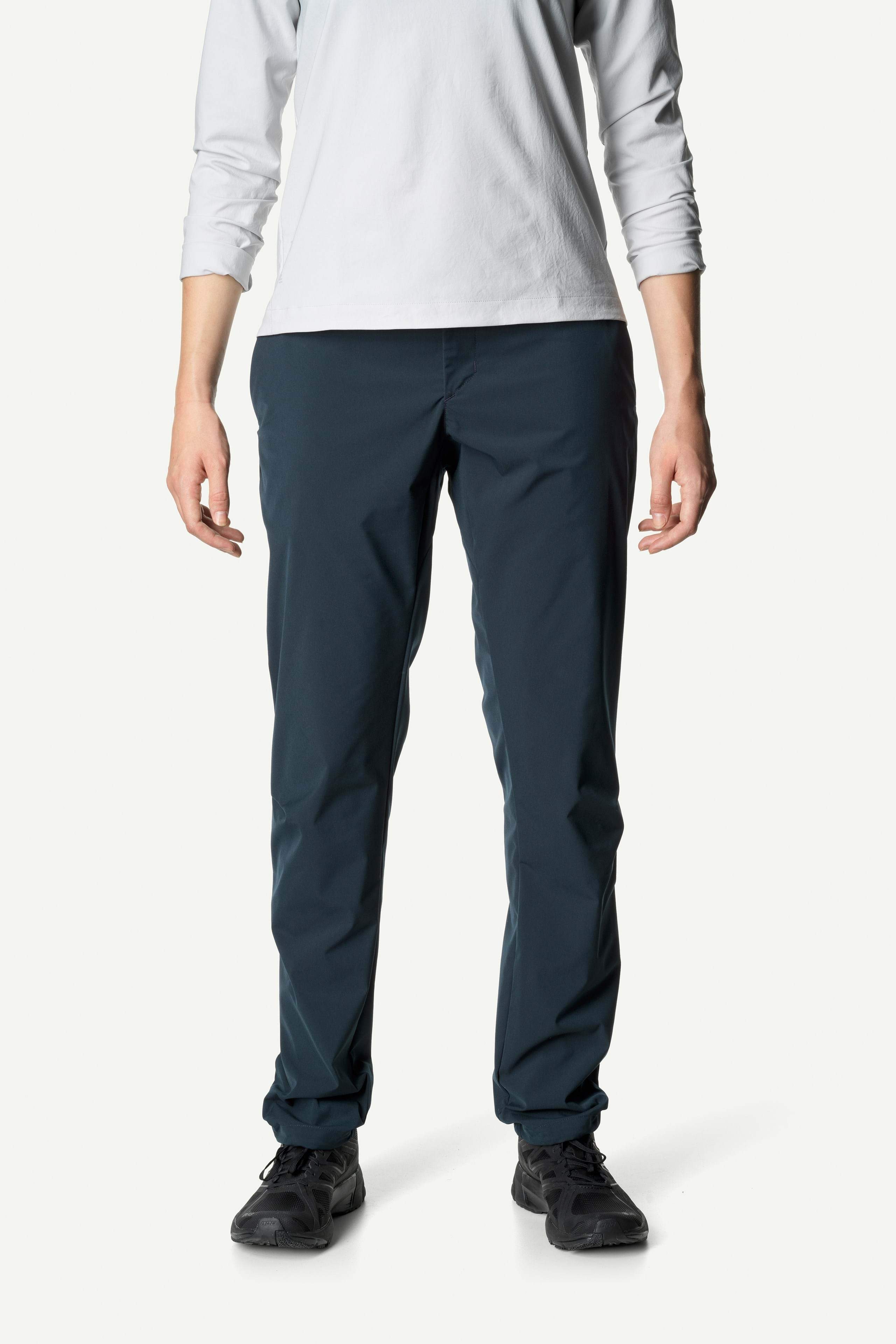 Houdini Women's Omni Pants - Recycled Polyester, Blue Illusion / S