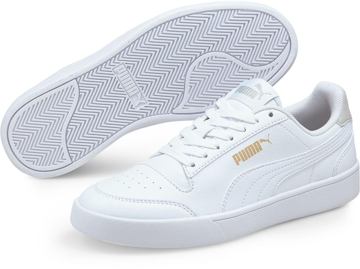 Puma Shuffle Jr Sneaker, White, 36