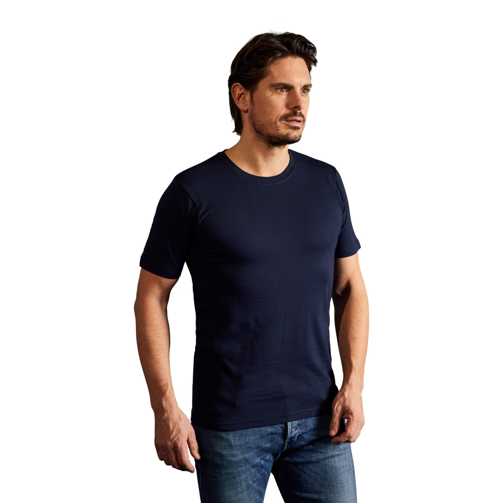 Bio T-Shirt Herren, Marineblau, L