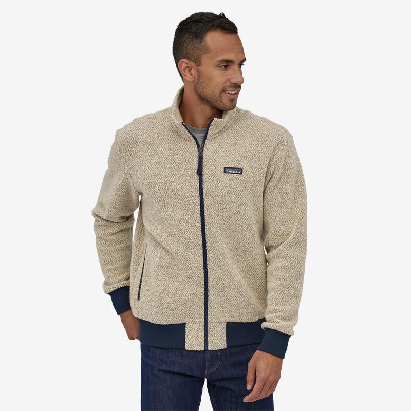 Patagonia Men's Woolyester Fleece Jkt, Oatmeal Heather / M