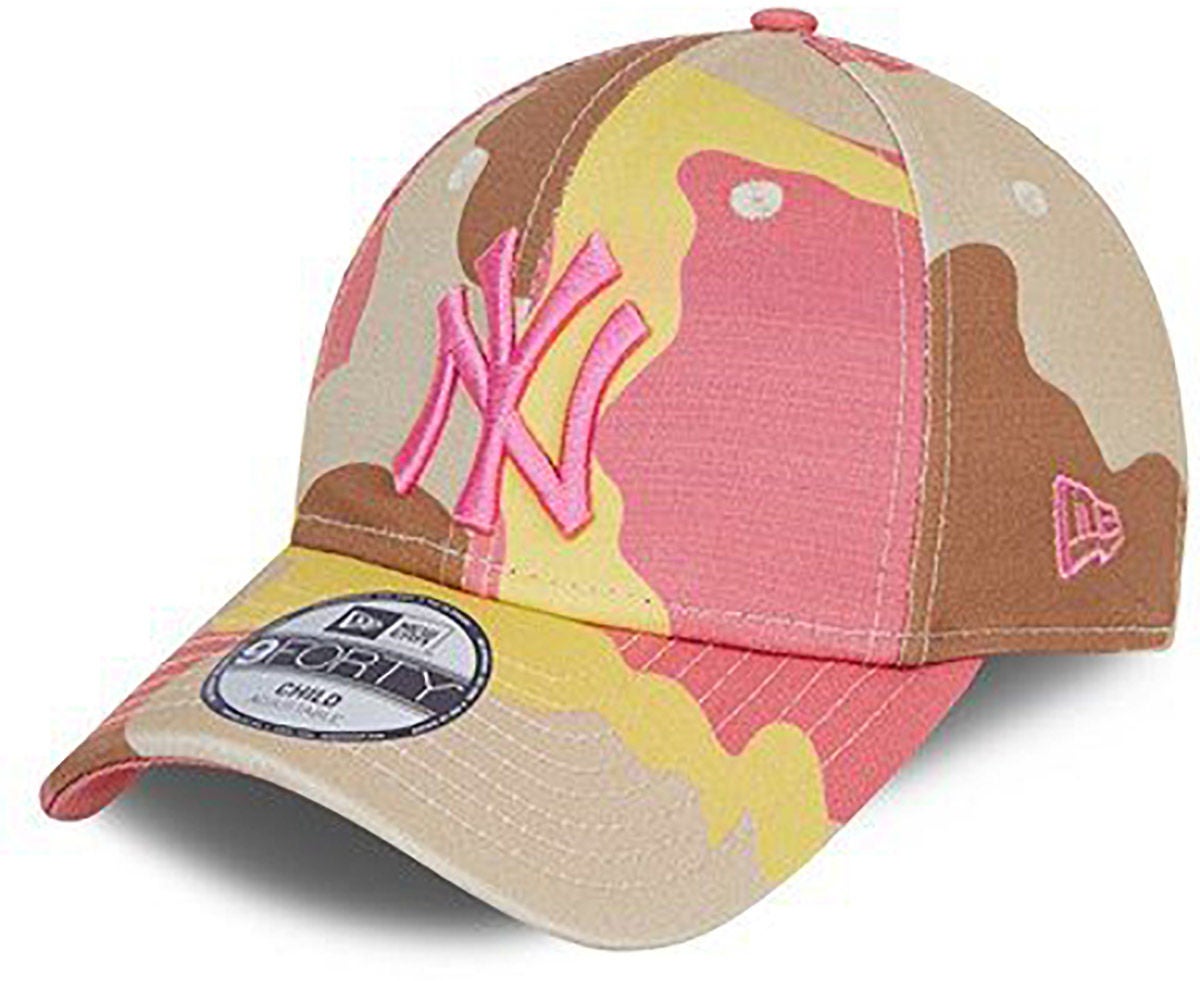 New Era NYY Camo Pack 9Forty Kappe, Stone, 6-12 Jahre