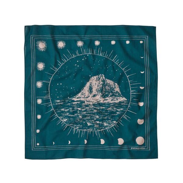 Patagonia Bandana - Organic Cotton, Midnight Sun BND: Borealis Green