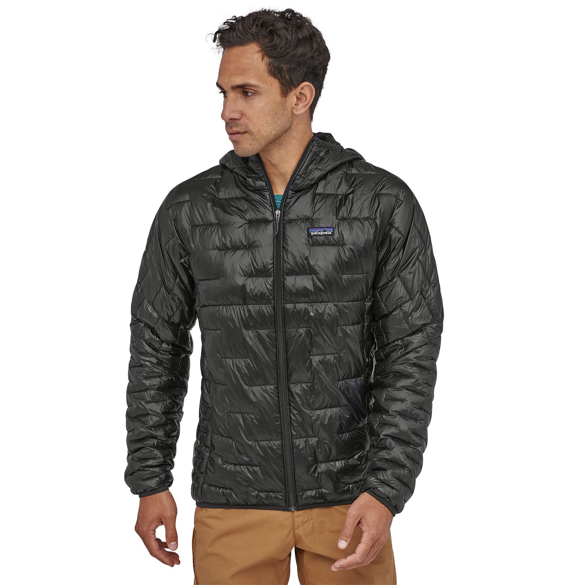 Patagonia Men's Micro Puff Hoody - Fair Trade Certified sewn, Black / S