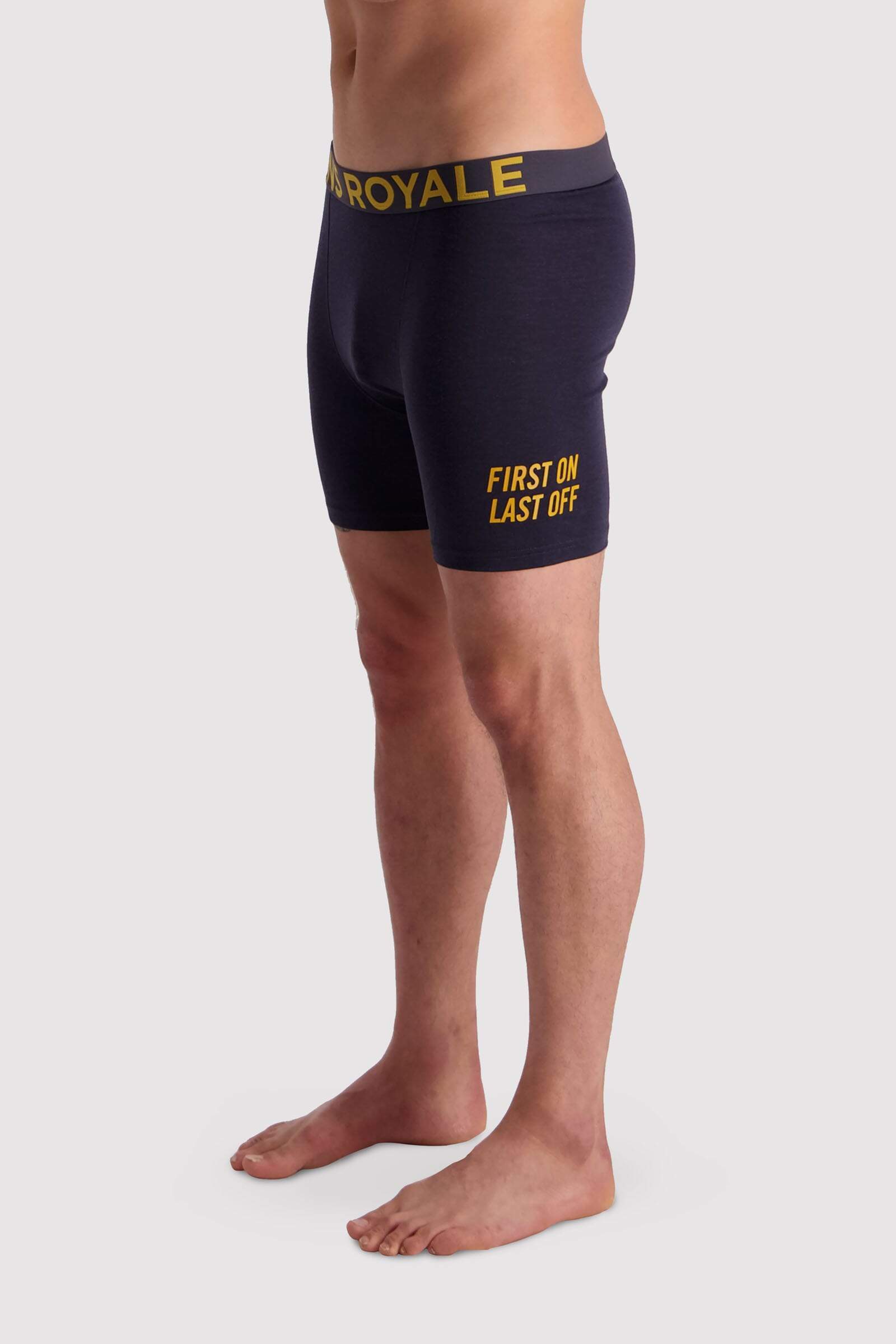 Mons Royale Men's Hold 'em Boxer - Merino wool, 9 Iron / S