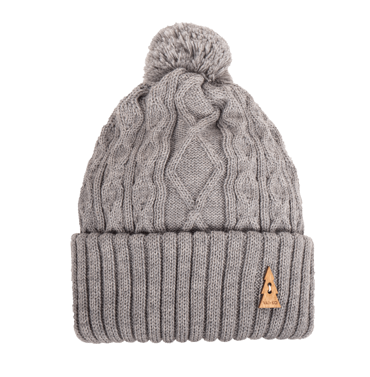 VAI-KØ Nelli Beanie - Merino Wool, Greymele