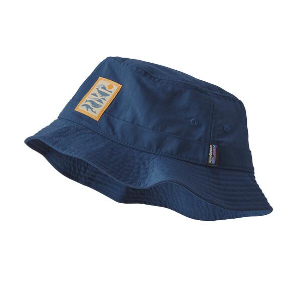 Patagonia Unisex Wavefarer Bucket Hat, Whale Tail Tubes: Stone Blue / S