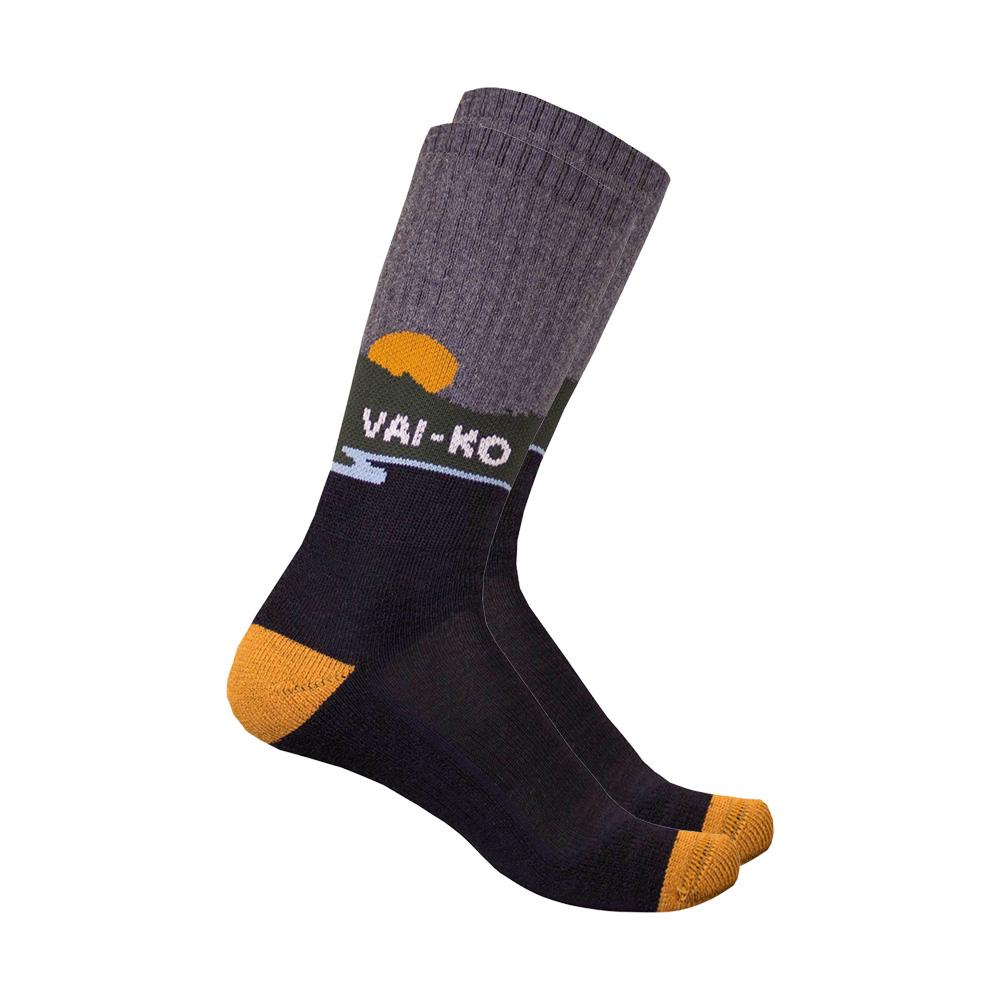 VAI-KØ Kultakero Hike Socks - Merino Wool, Navy / 39-42
