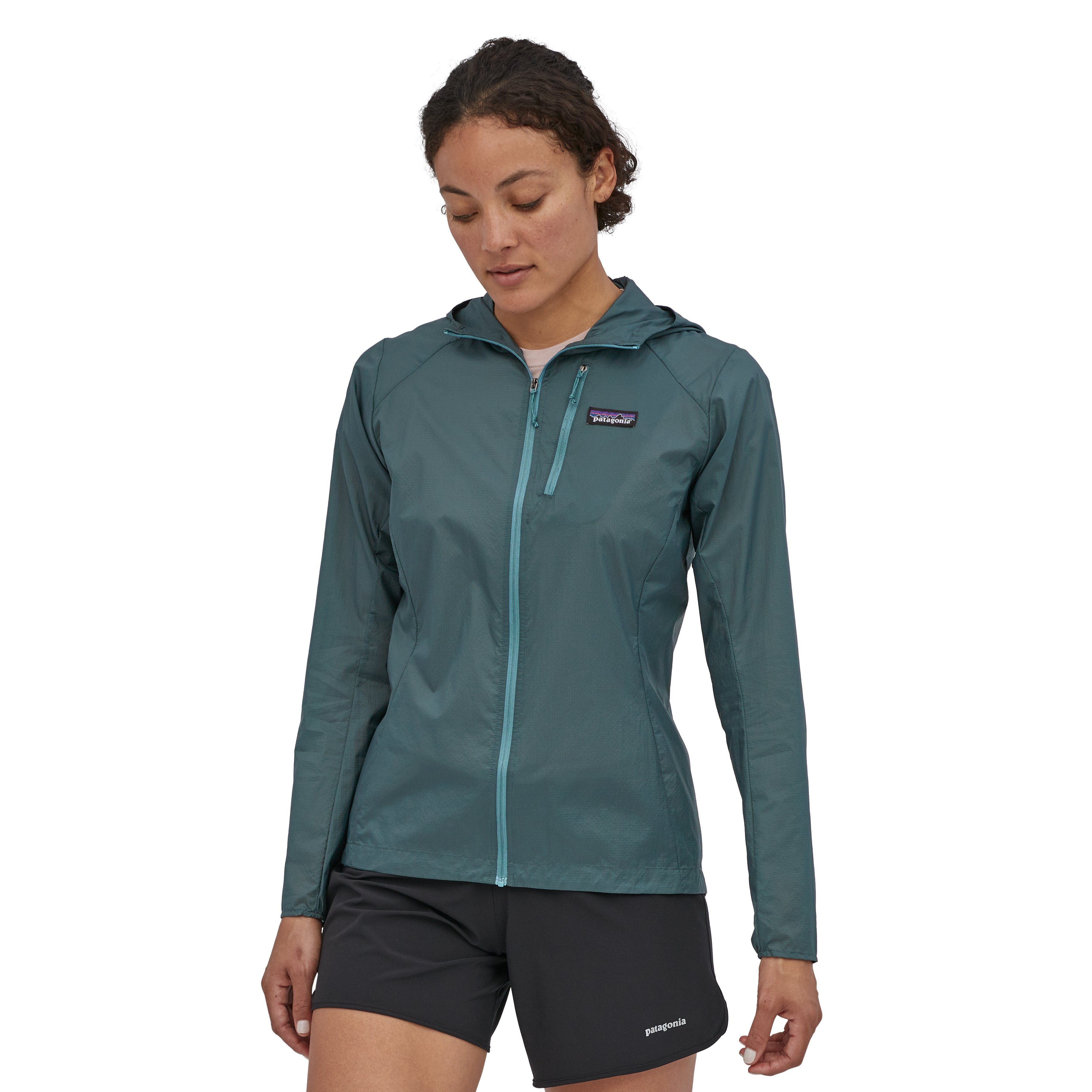 Patagonia Women's Houdini® Jacket - 100% Recycled Nylon, Abalone Blue / S