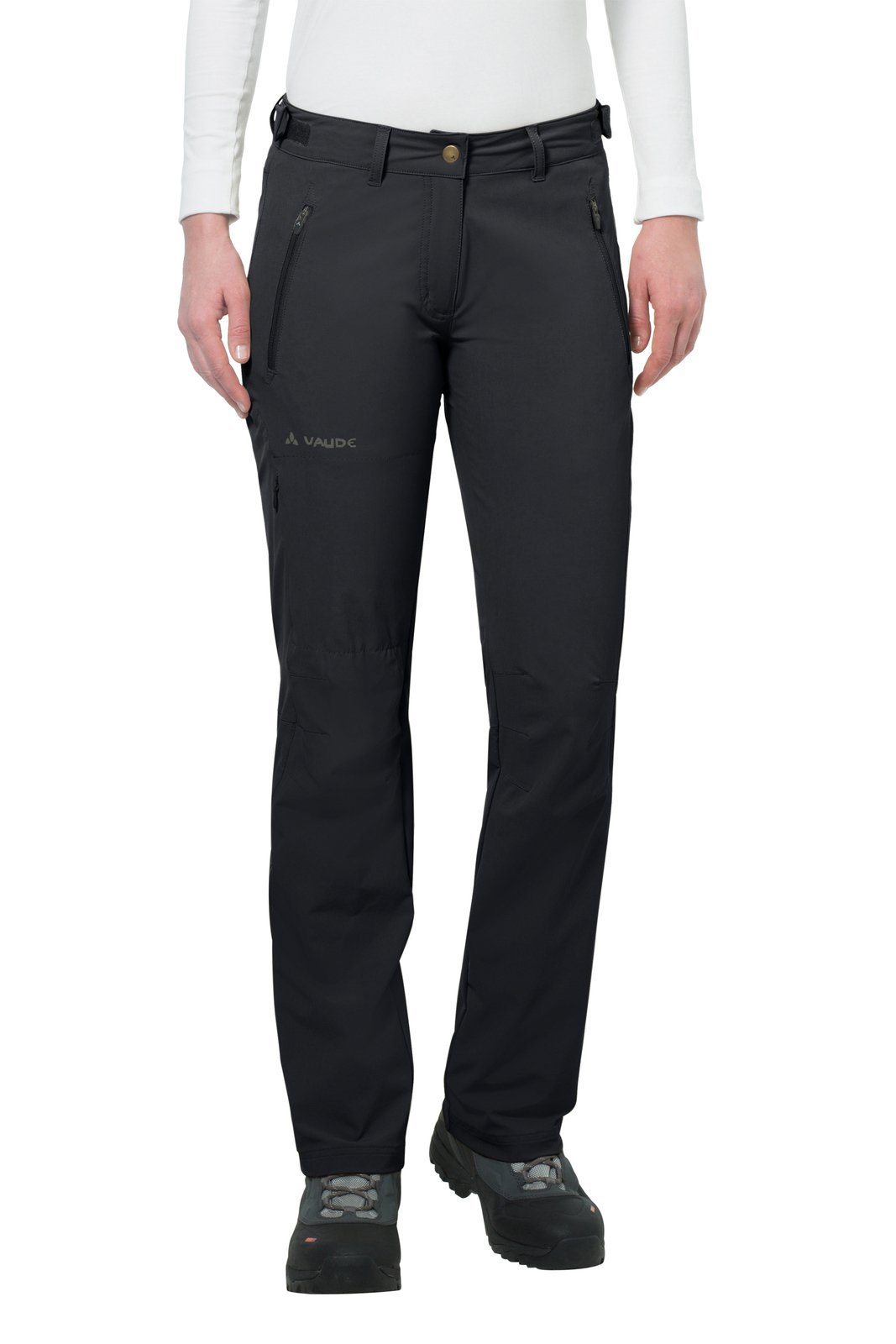 Vaude Women's Farley Stretch outdoor hiking Pants II, Black / 34