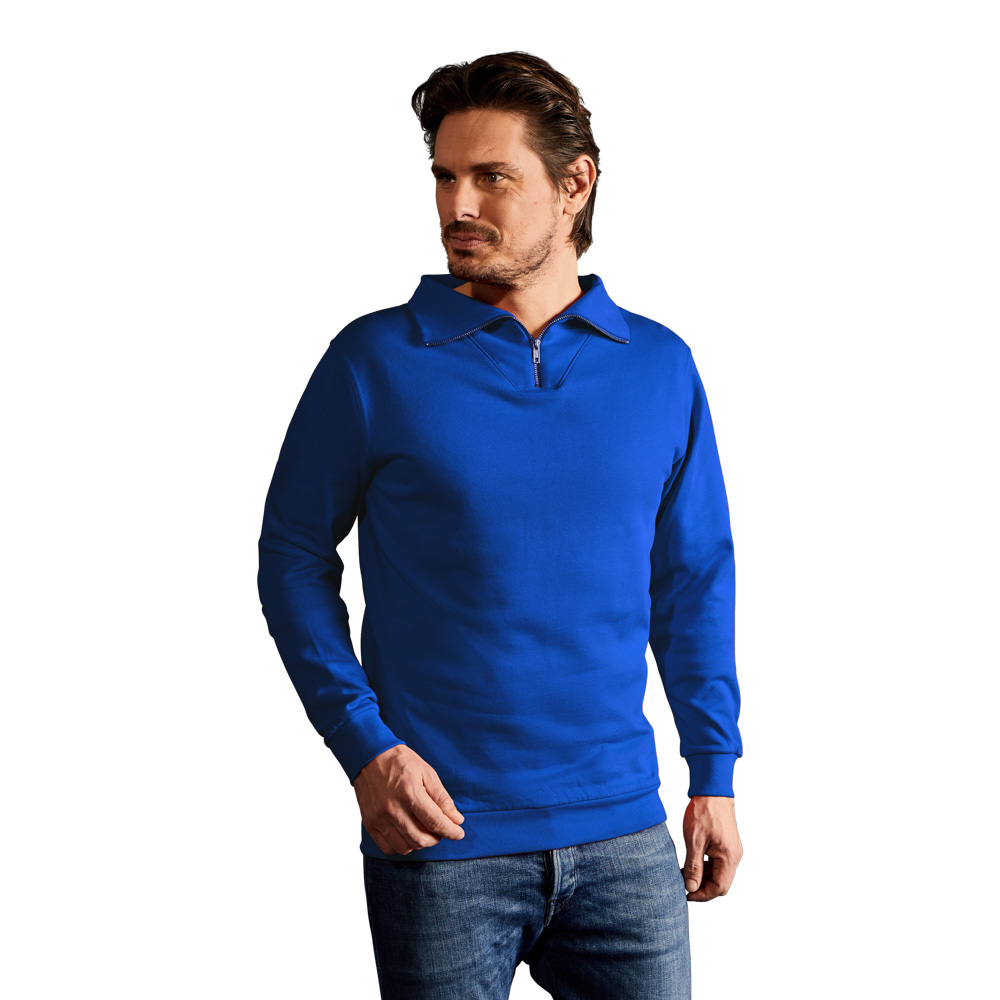 Troyer Sweatshirt Herren, Königsblau, XXL