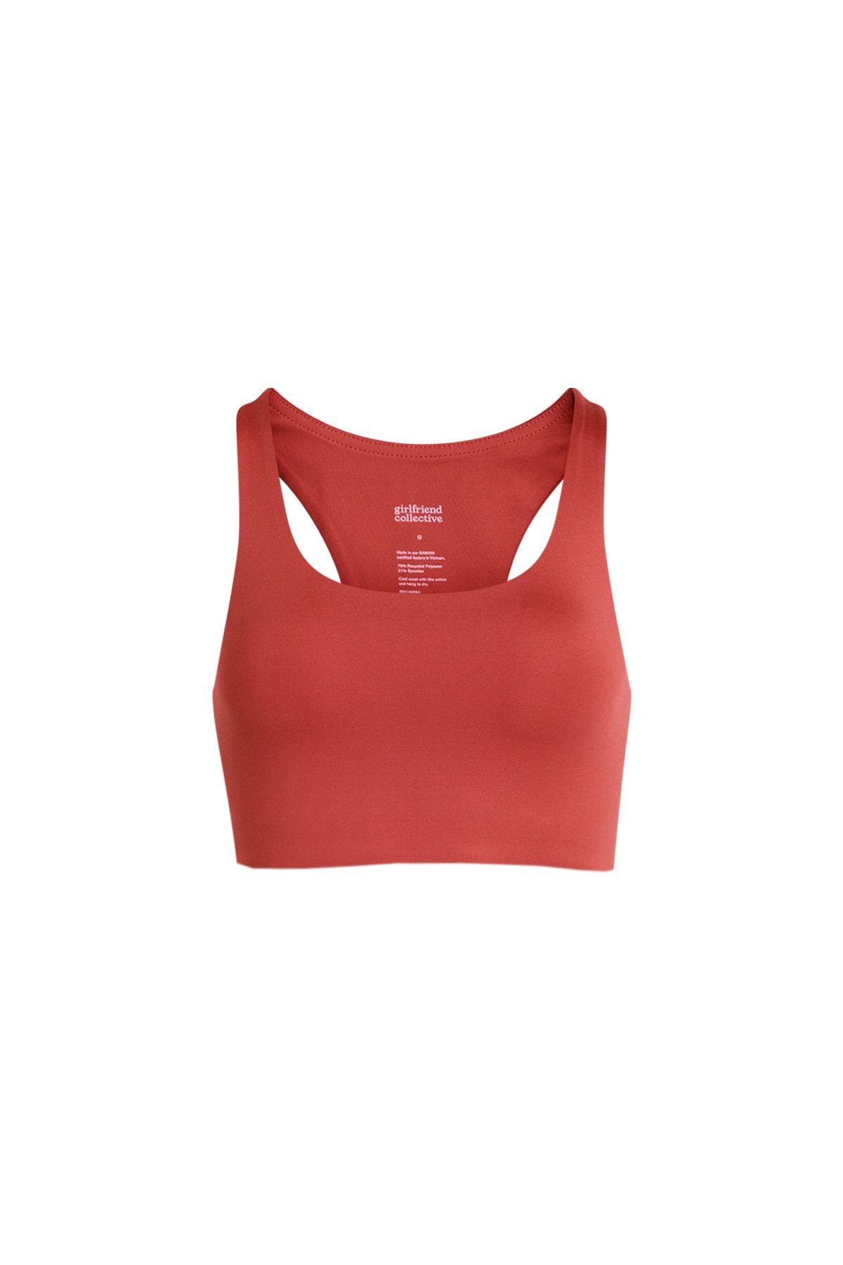 Girlfriend Collective Paloma Sports Bra | Weekendbee, Ember / L