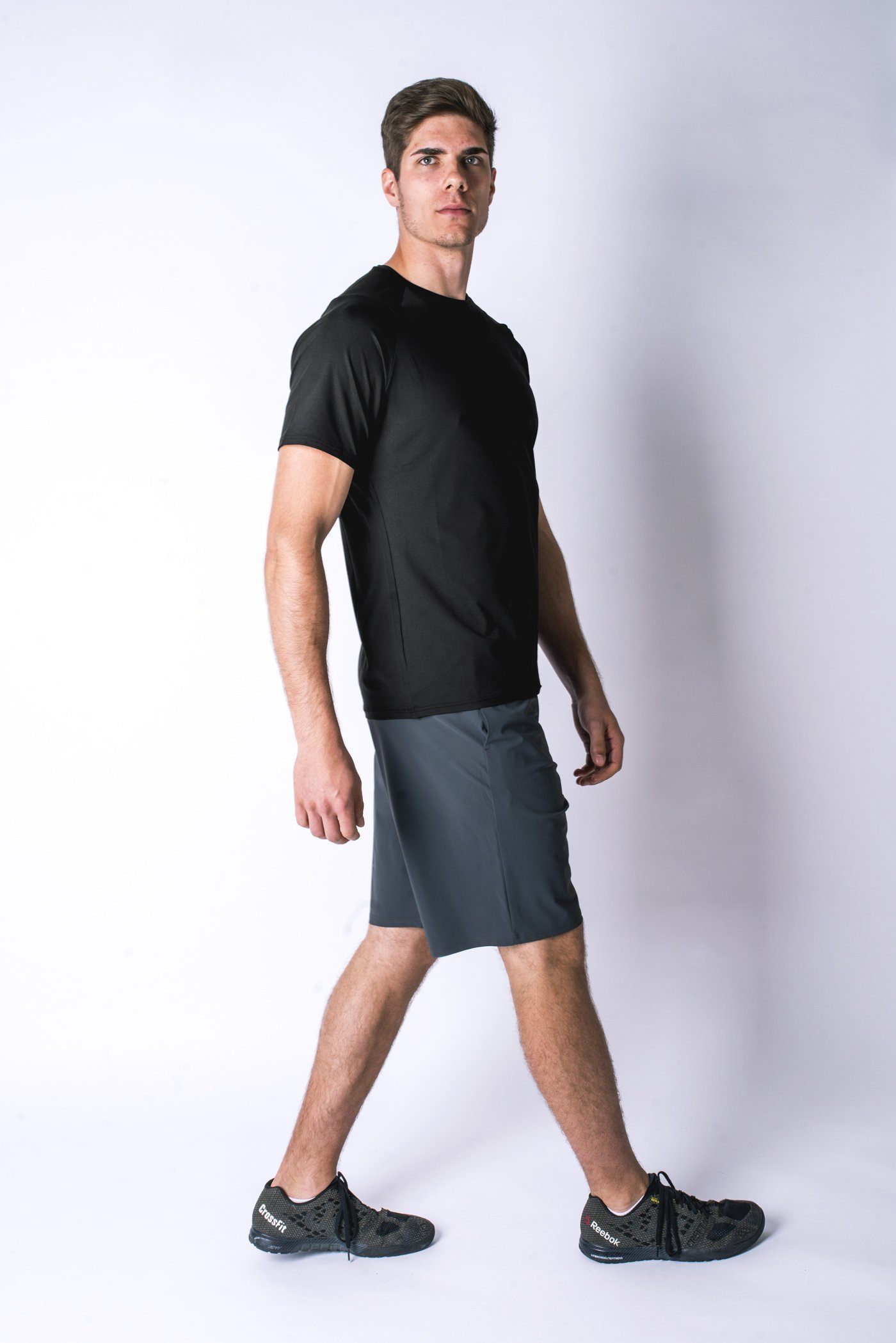 Népra Neptunus Shorts - Men´s sustainably produced activewear shorts, Grey / S