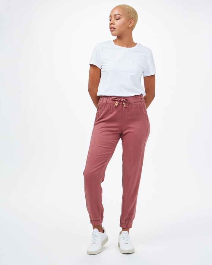 Tentree Women's Colwood Jogger - 100% Tencel, Twilight Mauve / S