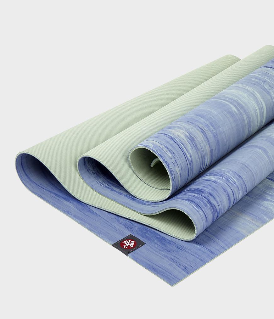 Manduka Ekolite Yoga Mat 4mm - 180cm - Sustainable Yoga Mat, Surf Marbled