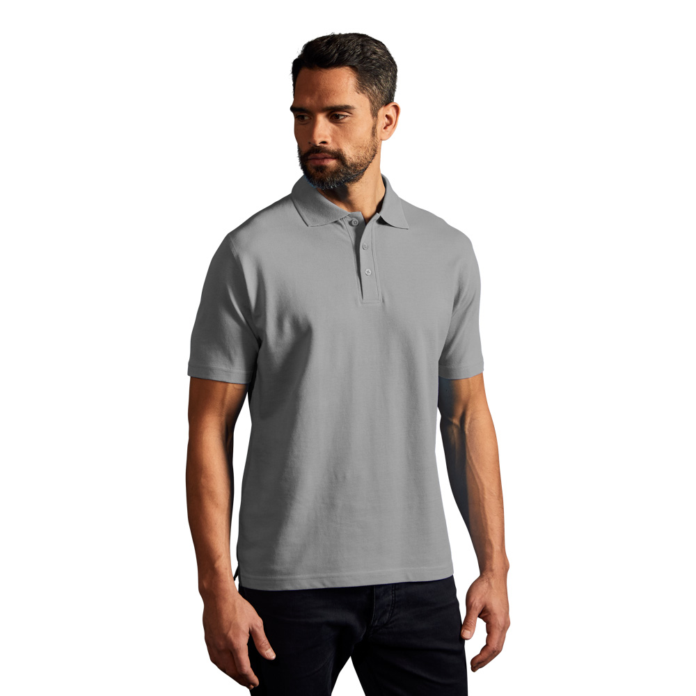 Superior Poloshirt Herren, Grau, XXL