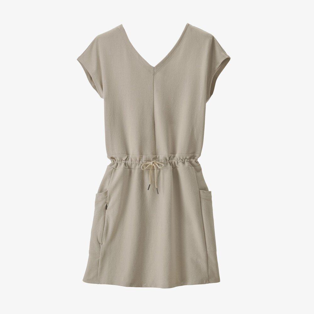 Patagonia Women's Organic Cotton Roaming Dress, Pumice / S