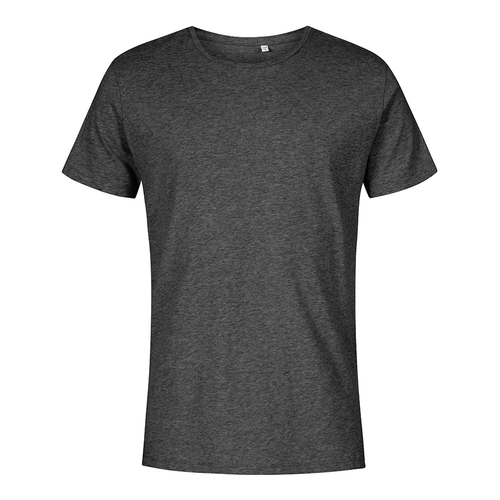 X.O Rundhals T-Shirt Plus Size Herren, Schwarz-Melange, XXXL
