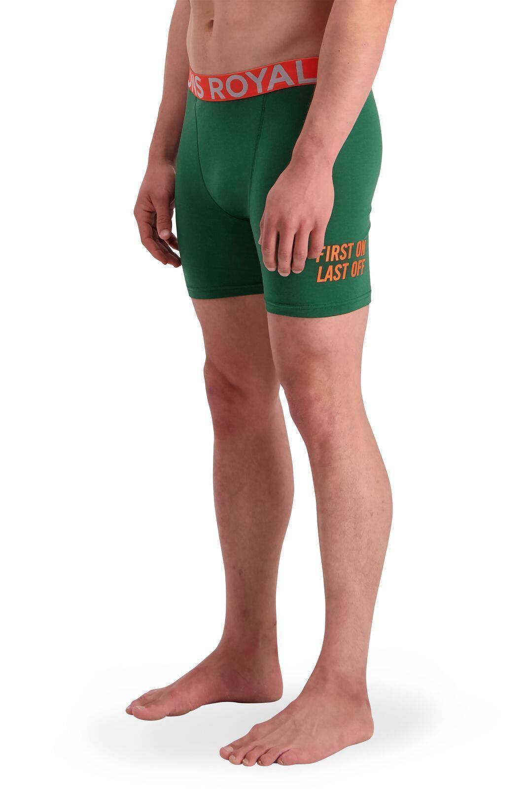 Mons Royale Men's Hold 'em Boxer - Merino wool, Pine / S