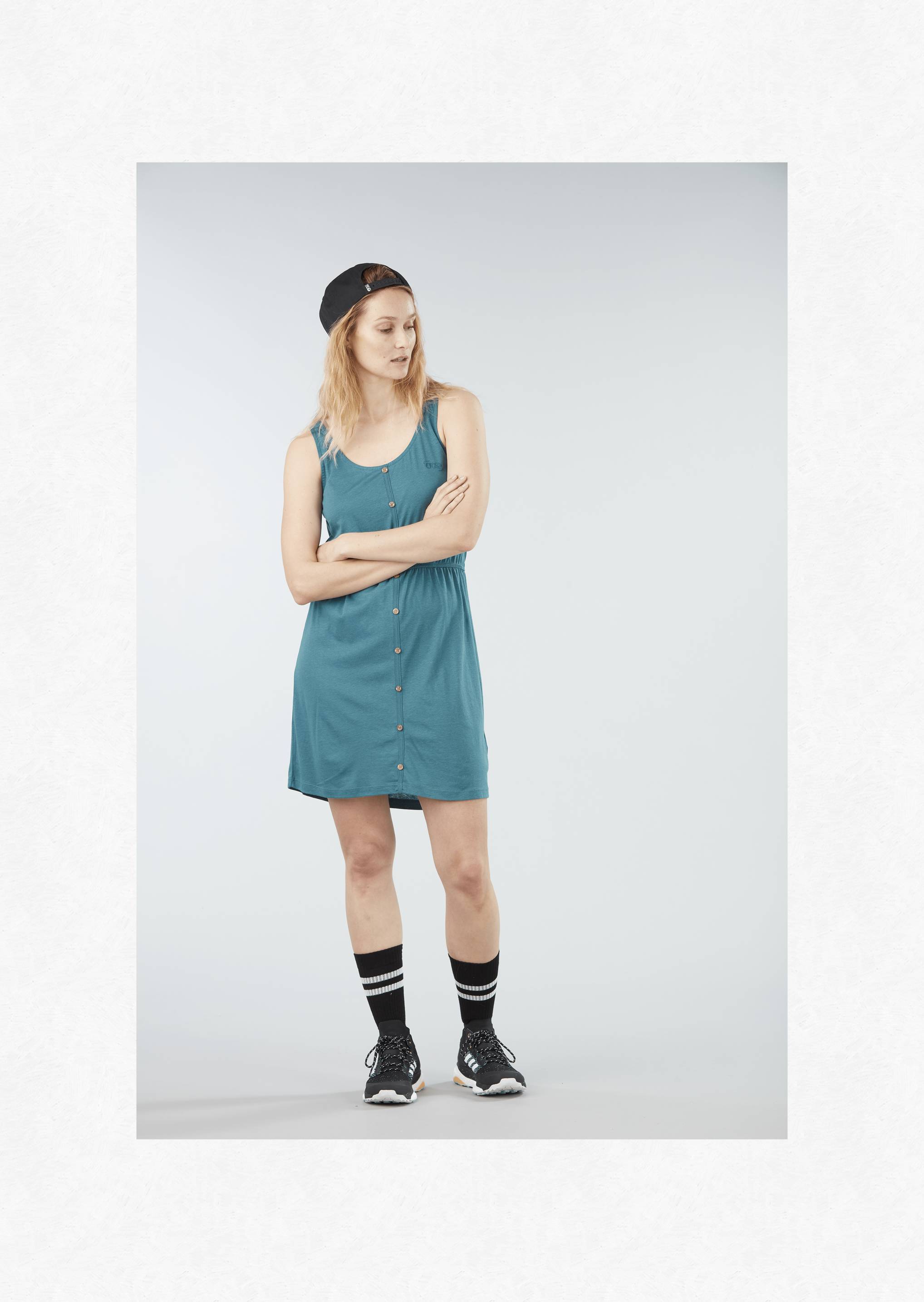 Picture Organic Women's Lyna Dress - Organic Cotton, Hydro Blue / S