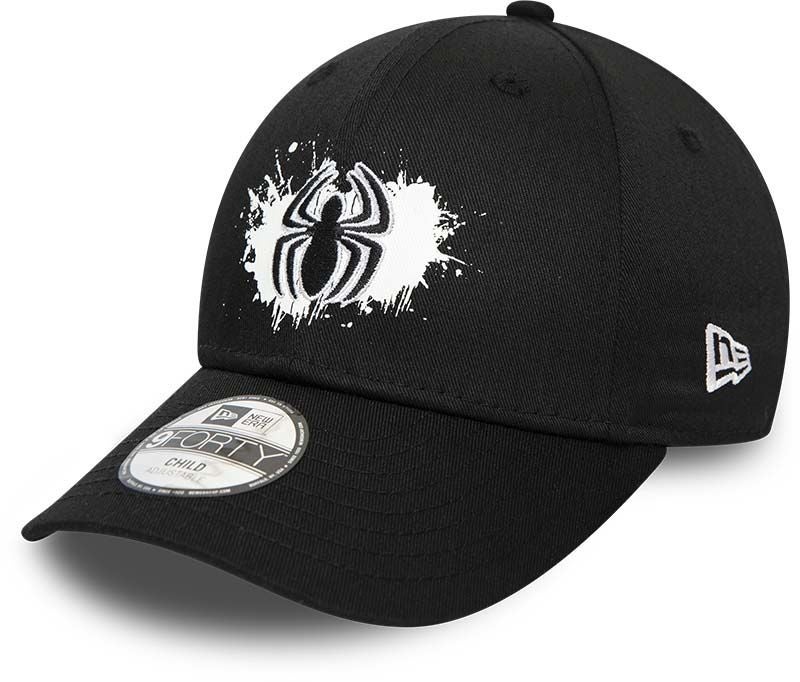 New Era Chyt Paint Base 9Forty Spiman, Black, Child