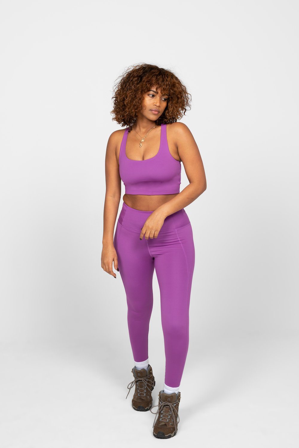 Girlfriend Collective Kompressions-Leggings, Wildflower / XS / Normal