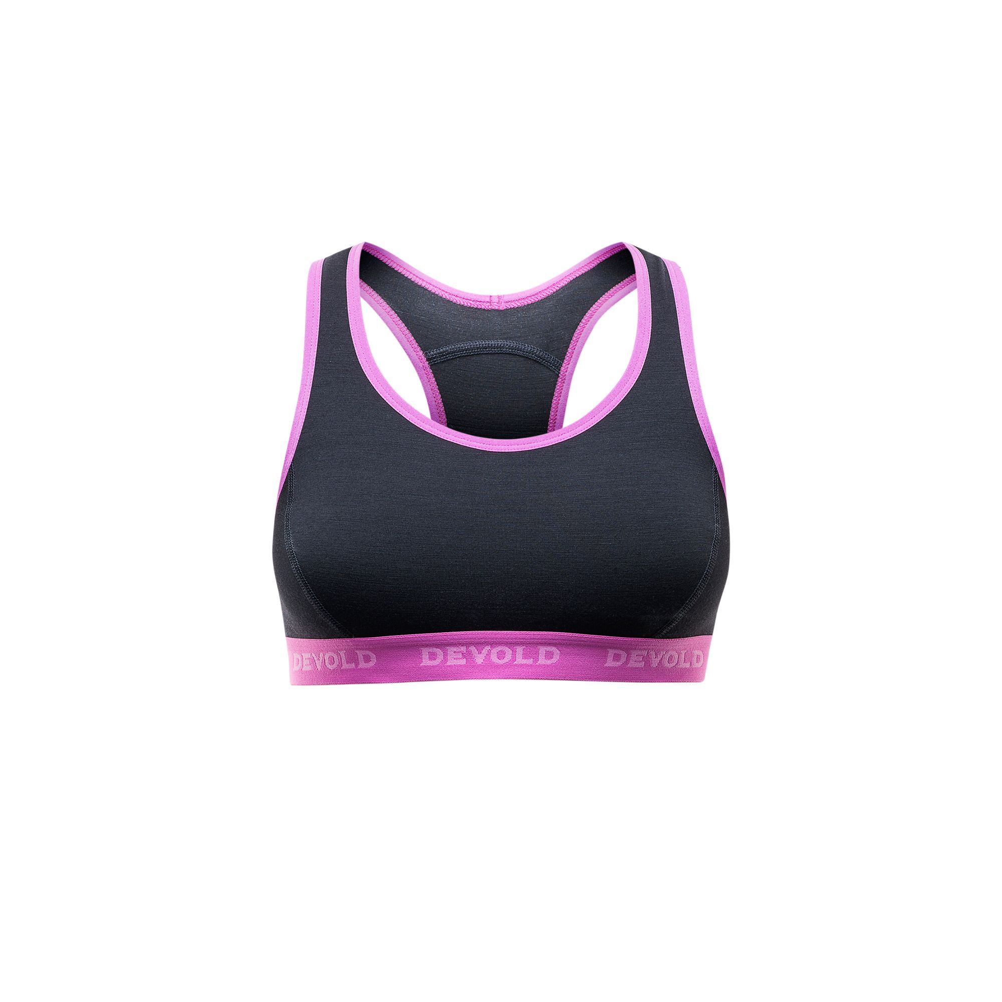 Devold Women's Double Bra - Merino Wool, Black / S
