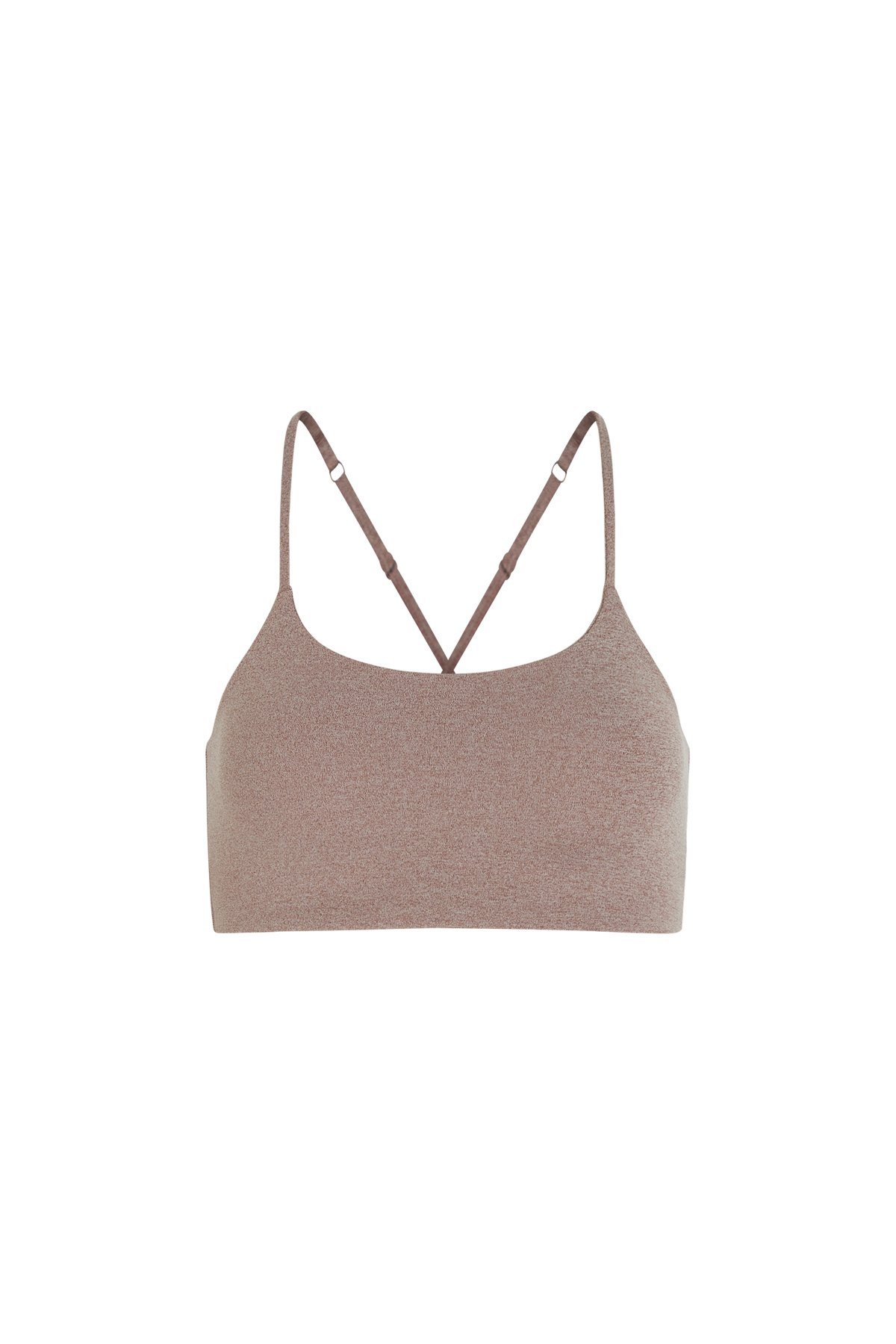 Girlfriend Collection Women's Float Juliet Bra, Heather Cocoon / M