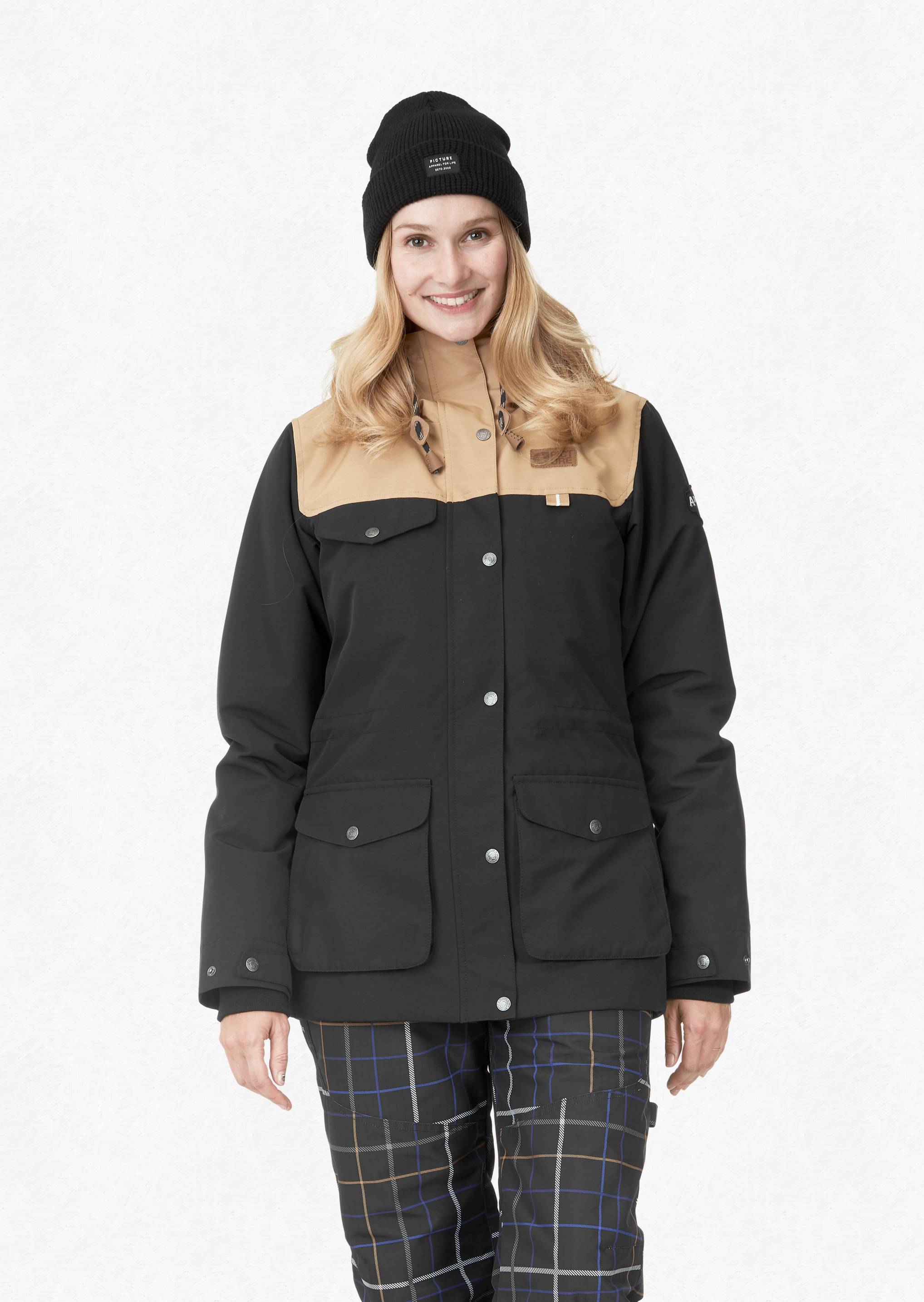 Picture Organic Women's Kate Jacket - Recycled Polyester, Black / S