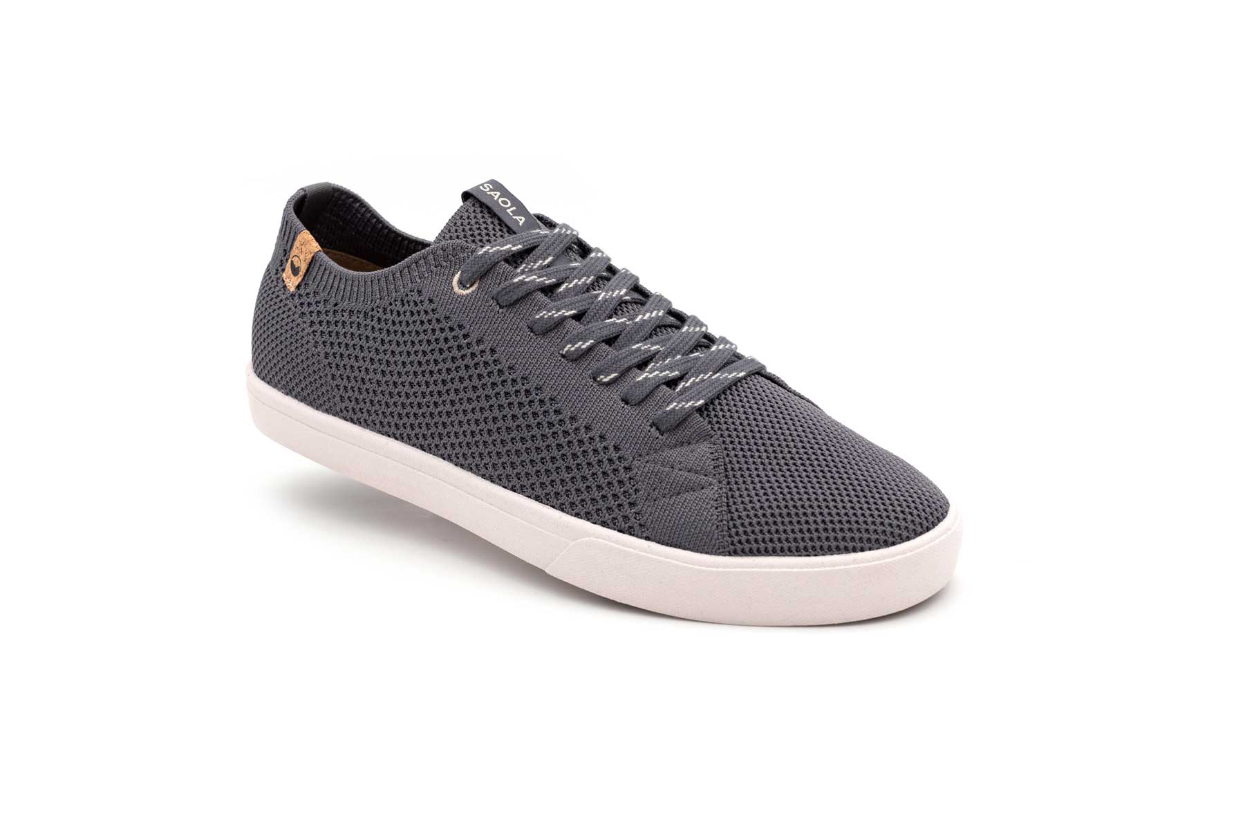 Saola Men's Cannon Knit - 100% vegan, Charcoal / 41