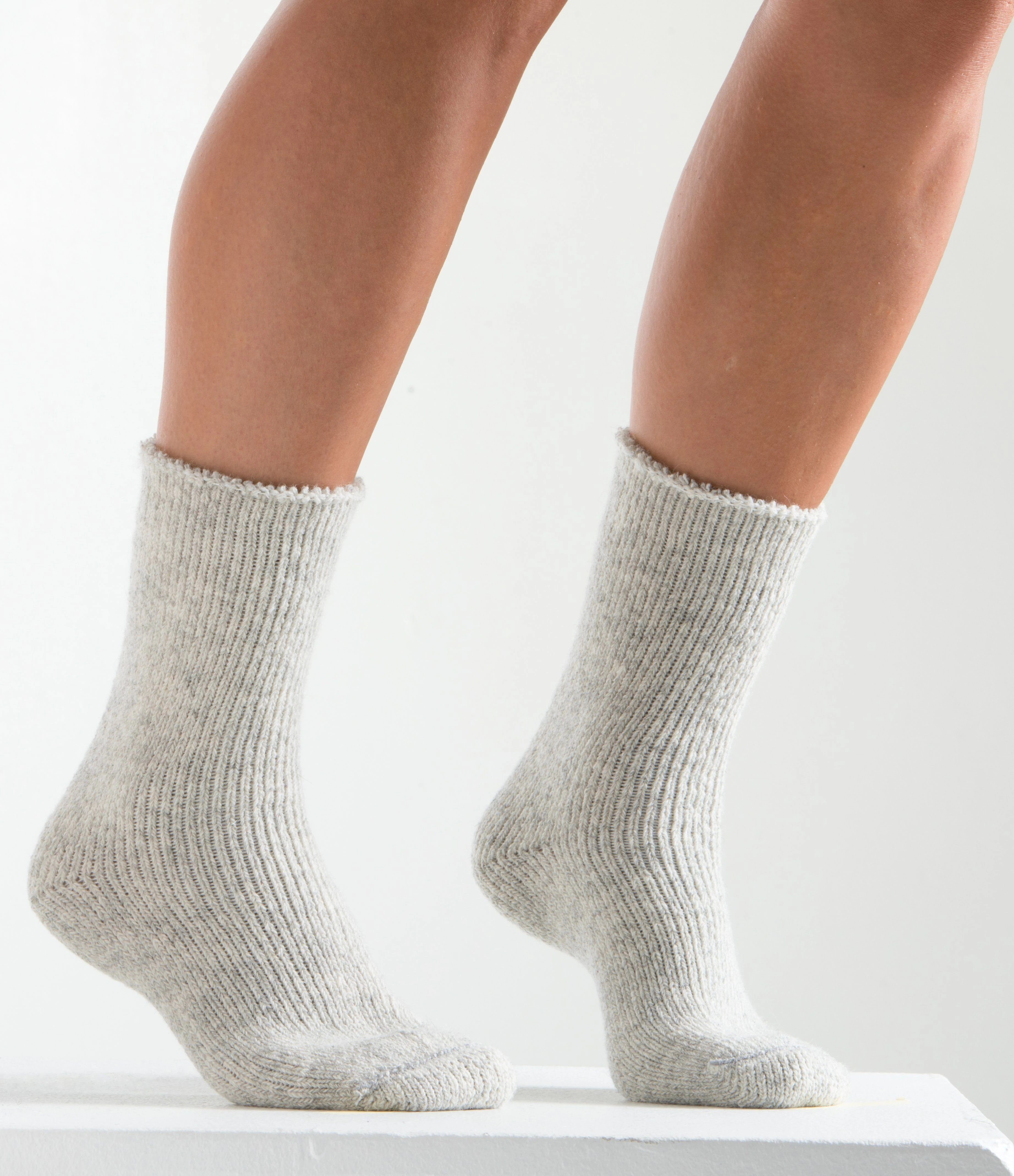 North Outdoor Merino Wool Socks - Merino 90, Light Grey / 45-47